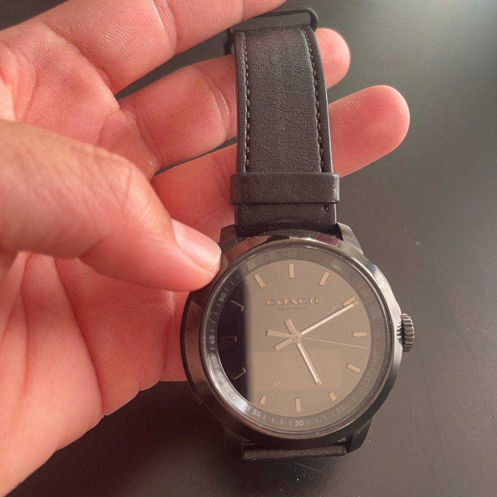 Coach Smart Watch- AS IS. Battery needs replacement. App no longer works